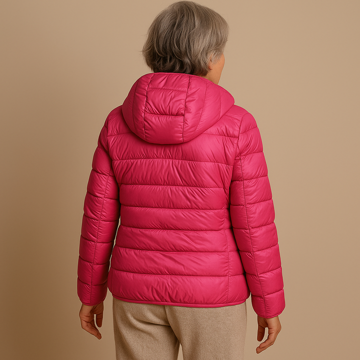 Abigail™ | Hooded Puffer Jacket - Pink
