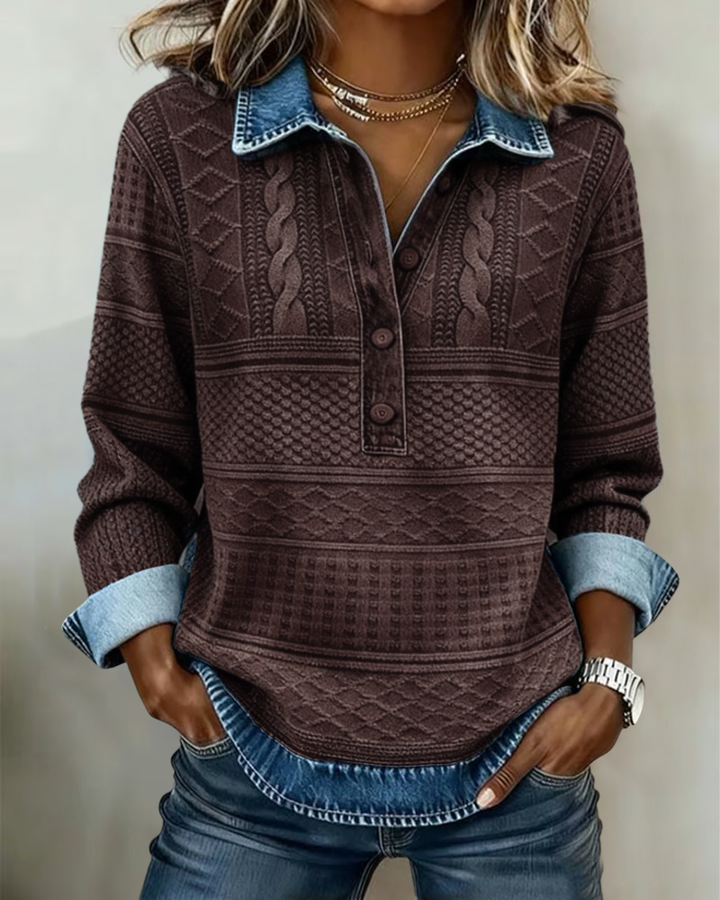 Gwen – Relaxed Half-Breasted Jumper