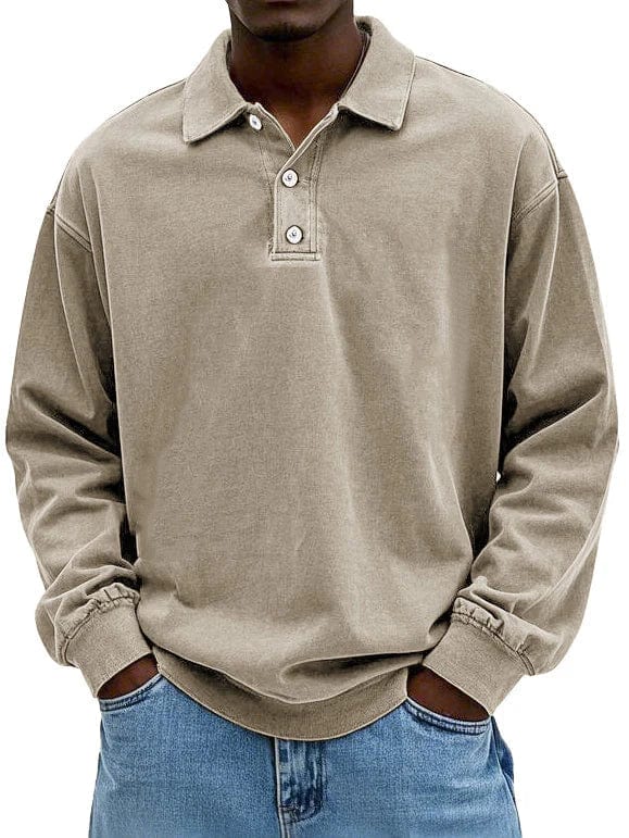 Maxime Long Sleeve Polo Shirt