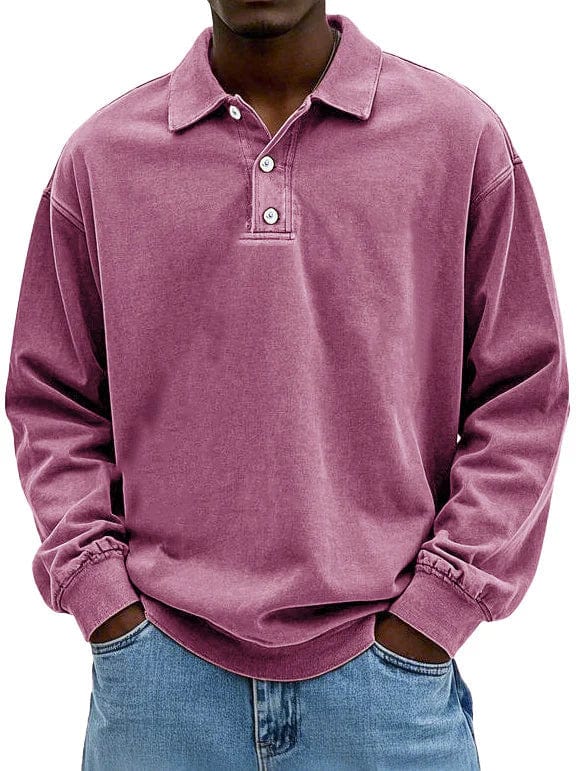 Maxime Long Sleeve Polo Shirt